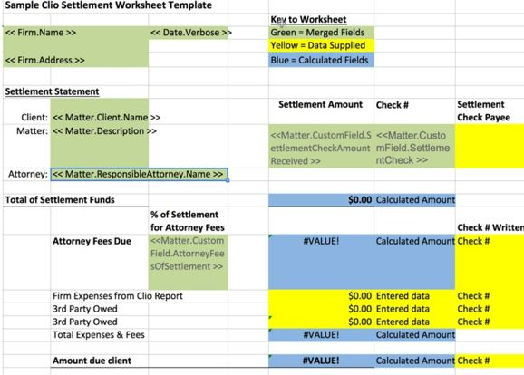 custom fields settlement 2